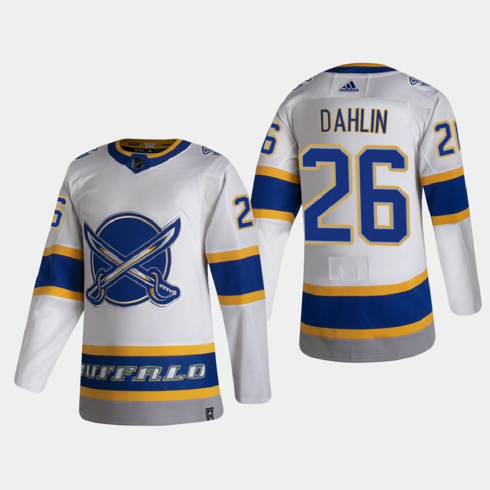 Women's Buffalo Sabres Rasmus Dahlin #26 2021 Season Reverse Retro Authentic Special Edition White Jersey Women's Buffalo Sabres Rasmus Dahlin #26 2021 Season Reverse Retro Authentic Special Edition White Jersey