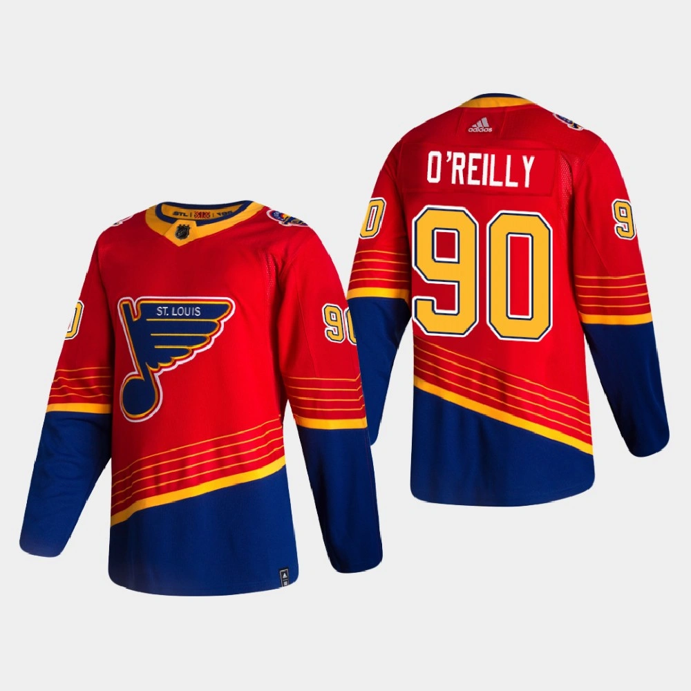 Youth St. Louis Blues Ryan O'Reilly #90 2021 Season Reverse Retro Authentic Pro Special Edition Red Jersey