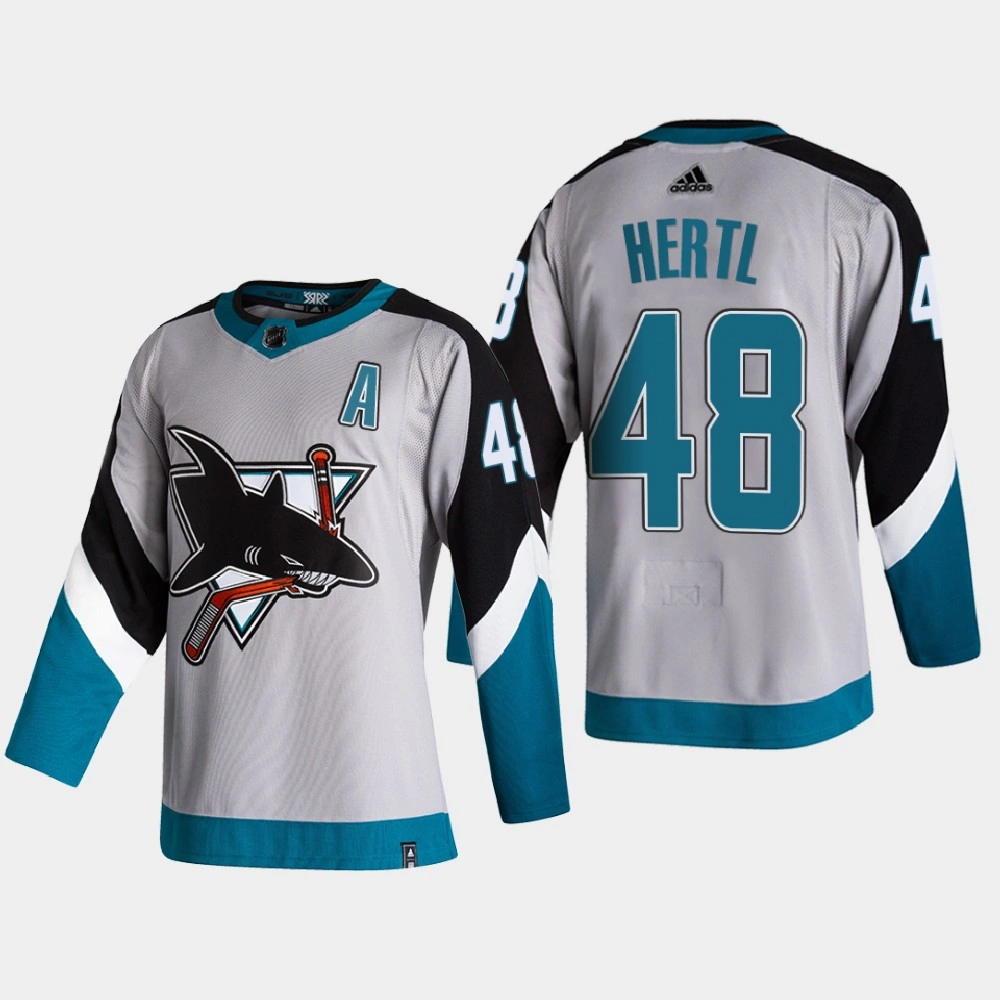 Youth San Jose Sharks Tomas Hertl #48 2021 Season Reverse Retro Special Edition Authentic Grey Jersey