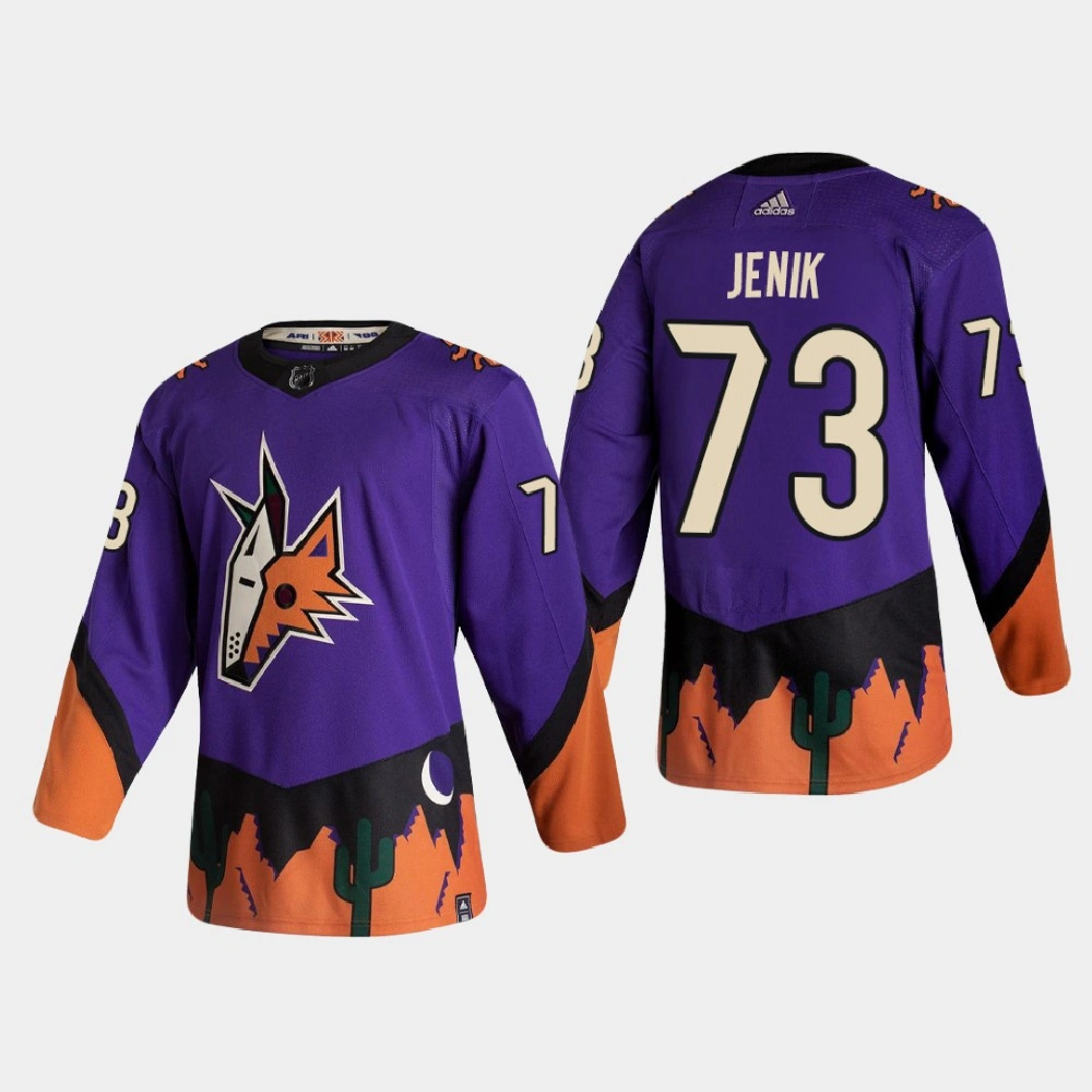 Youth Arizona Coyotes Jan Jenik #73 2021 Season Reverse Retro Authentic Purple Jersey Youth Arizona Coyotes Jan Jenik #73 2021 Season Reverse Retro Authentic Purple Jersey