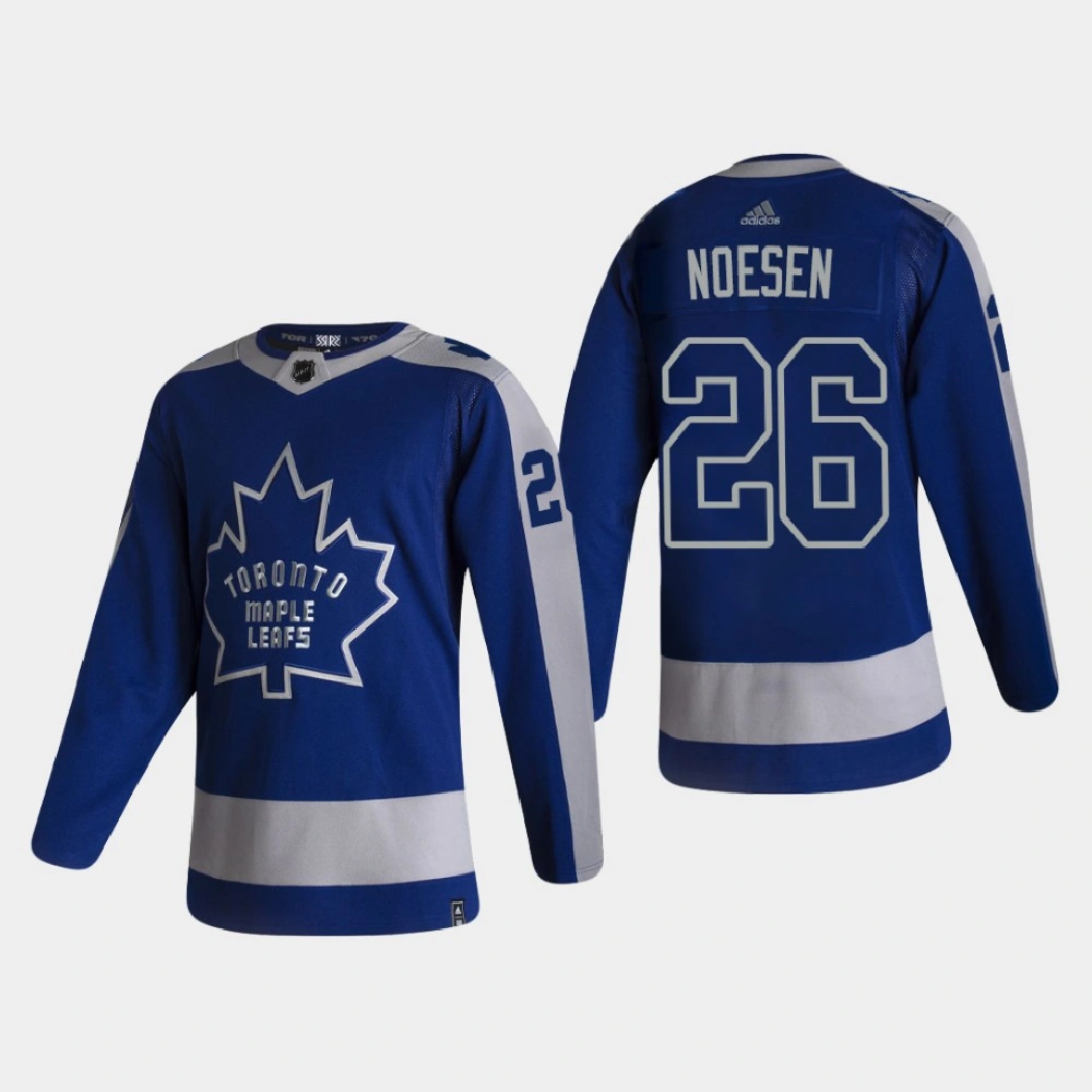 Youth Toronto Maple Leafs Stefan Noesen #26 2021 Season Reverse Retro Authentic Blue Jersey