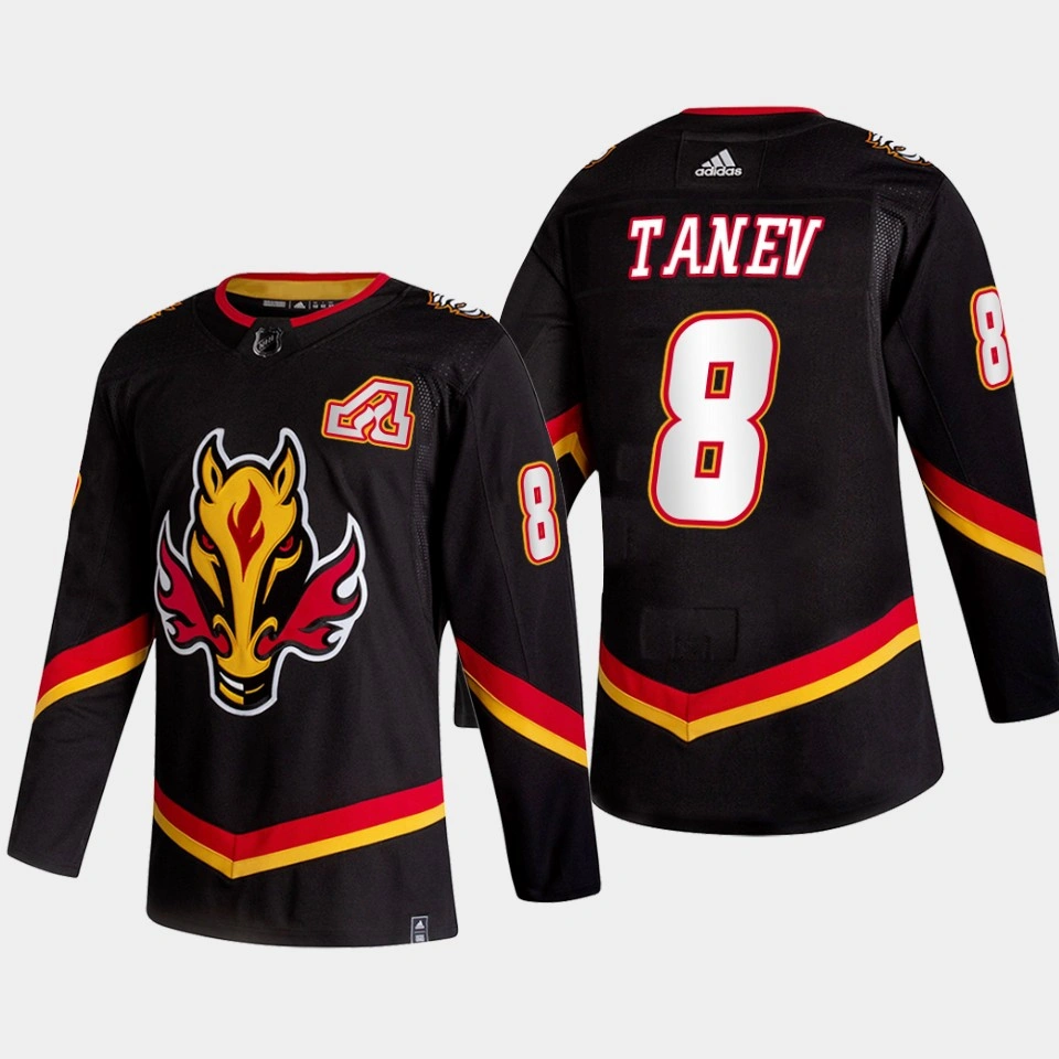 Christopher Tanev Calgary Flames Alternate Black Authentic Jersey 2022-23