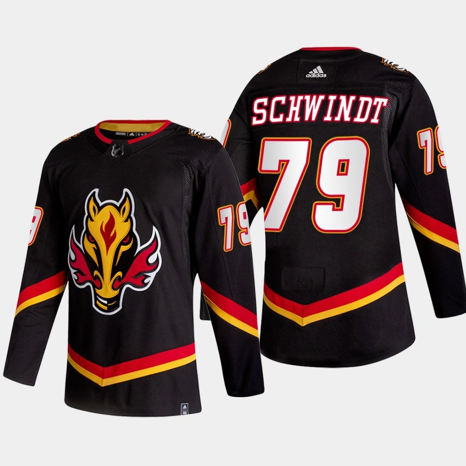 Cole Schwindt Calgary Flames Alternate Black Authentic Jersey 2022-23 Cole Schwindt Calgary Flames Alternate Black Authentic Jersey 2022-23