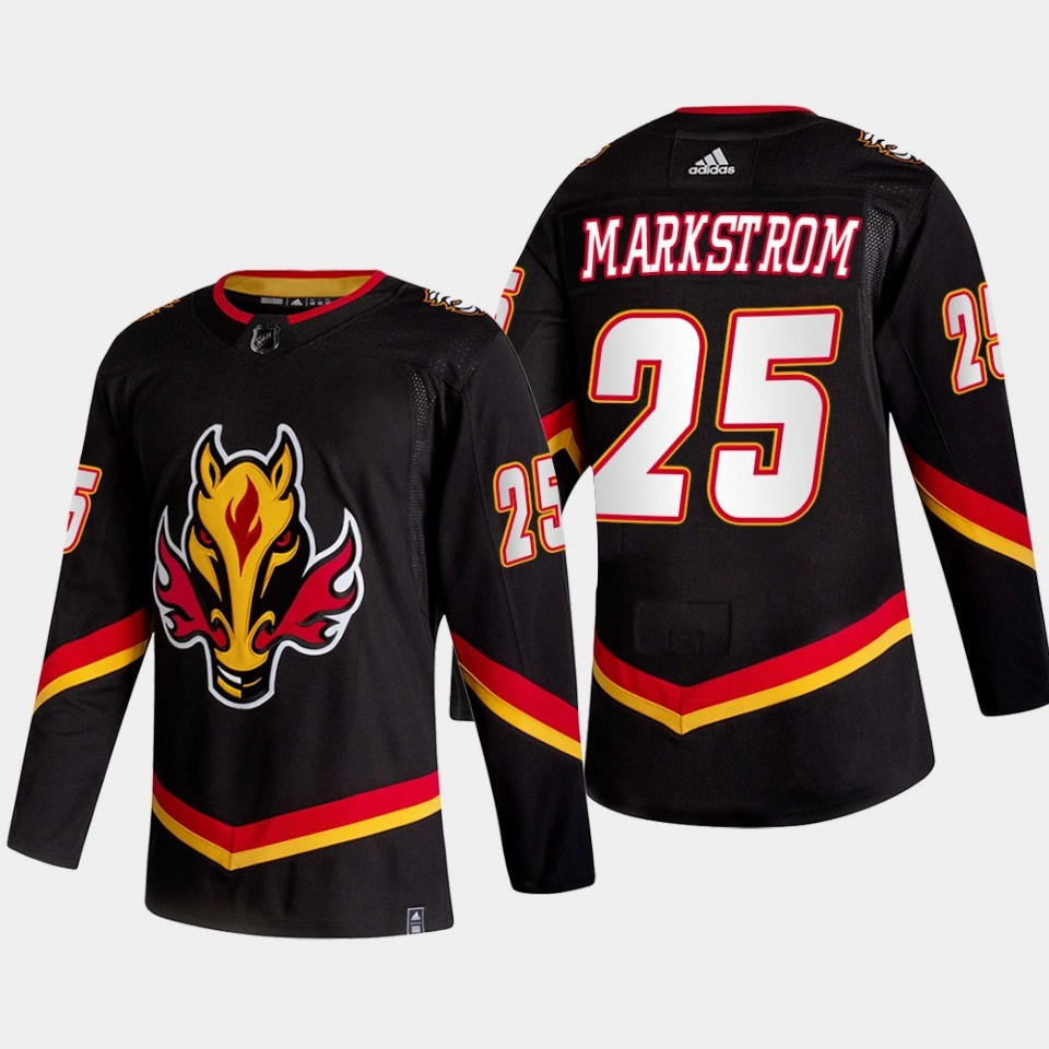 Youth Jacob Markstrom Calgary Flames Alternate Black Authentic Jersey 2022-23 Youth Jacob Markstrom Calgary Flames Alternate Black Authentic Jersey 2022-23