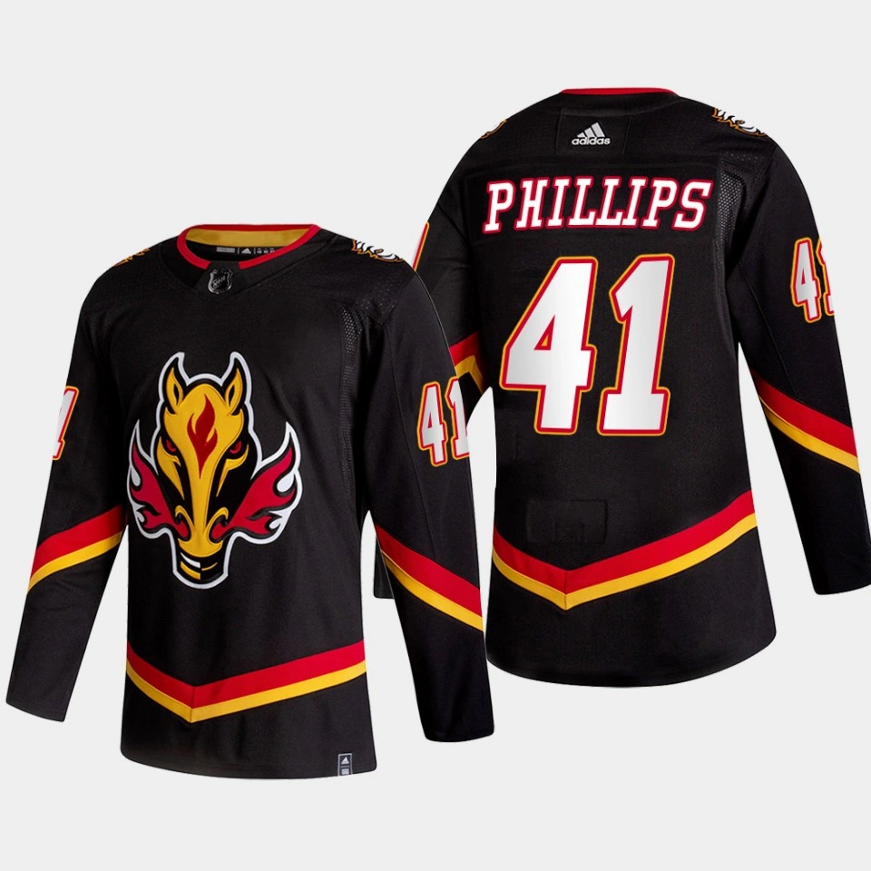 Matthew Phillips Calgary Flames Alternate Black Authentic Jersey 2022-23 Matthew Phillips Calgary Flames Alternate Black Authentic Jersey 2022-23
