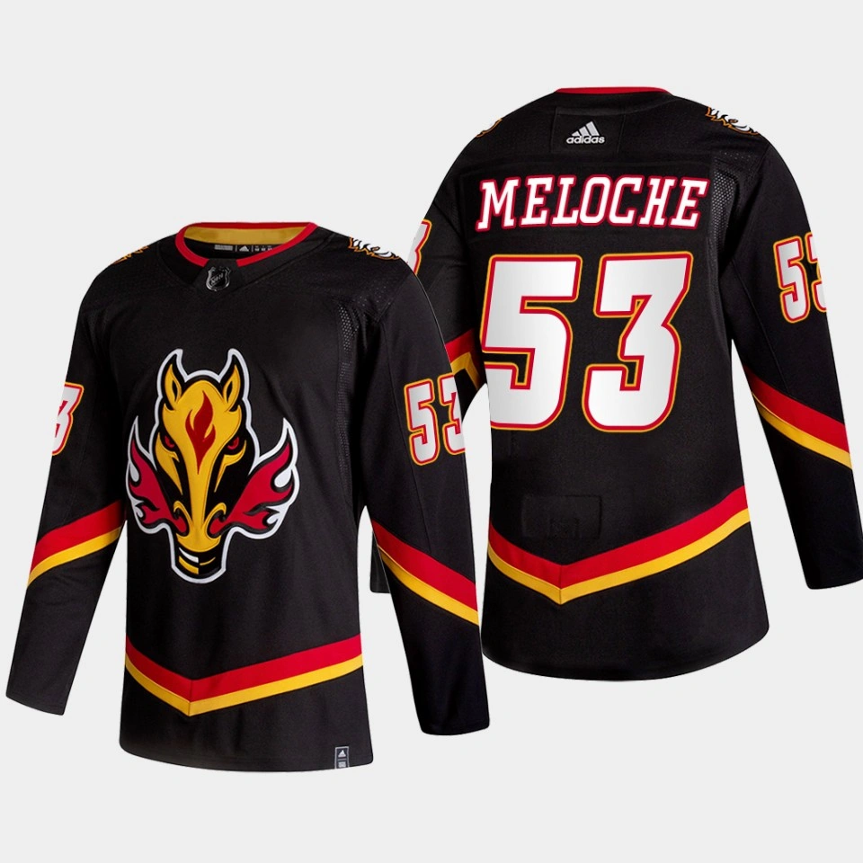 Women's Nicolas Meloche Calgary Flames Alternate Black Authentic Jersey 2022-23 Women's Nicolas Meloche Calgary Flames Alternate Black Authentic Jersey 2022-23