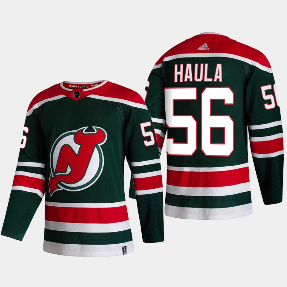 Youth Erik Haula New Jersey Devils Reverse Retro Green Authentic Jersey