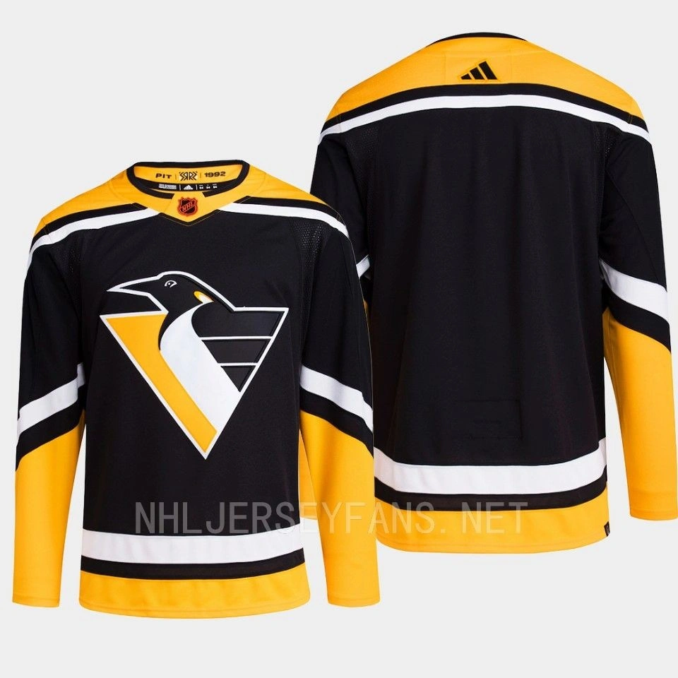 Women's Pittsburgh Penguins Reverse Retro 2.0 Authentic Primegreen Black Blank Jersey 2022