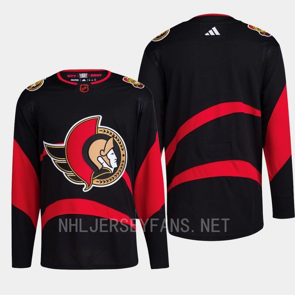 Men Ottawa Senators Reverse Retro 2.0 Authentic Primegreen Black Blank Jersey 2022 Men Ottawa Senators Reverse Retro 2.0 Authentic Primegreen Black Blank Jersey 2022
