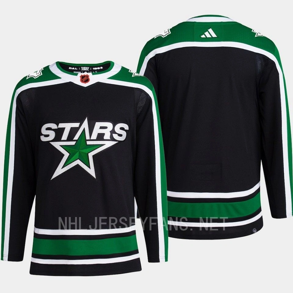 Men Dallas Stars Reverse Retro 2.0 Authentic Primegreen Black Blank Jersey 2022 Men Dallas Stars Reverse Retro 2.0 Authentic Primegreen Black Blank Jersey 2022