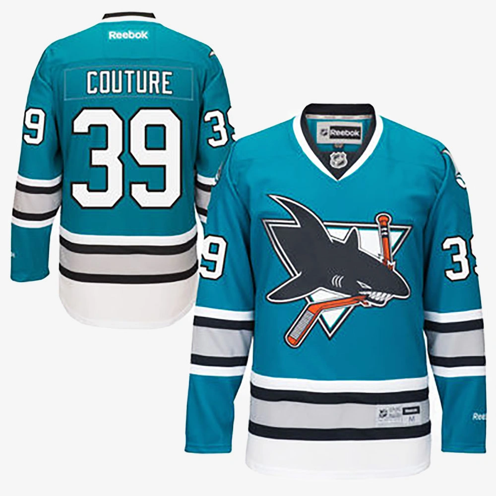 Logan Couture San Jose Sharks Teal Green 25th anniversary jersey