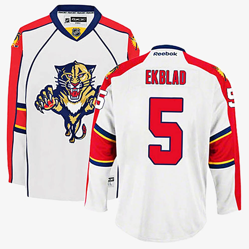 Youth Aaron Ekblad Florida Panthers White Away Jersey