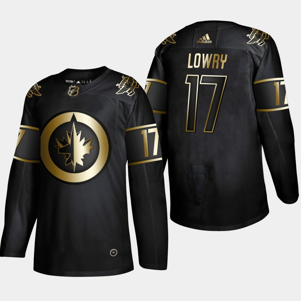 Youth Winnipeg Jets Adam Lowry #17 2019 NHL Golden Edition Black Authentic Player Jersey Youth Winnipeg Jets Adam Lowry #17 2019 NHL Golden Edition Black Authentic Player Jersey