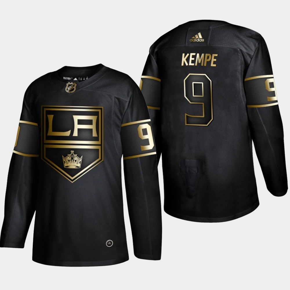 Los Angeles Kings Adrian Kempe #9 Authentic 2019 NHL Golden Edition Black Player Jersey - Men's