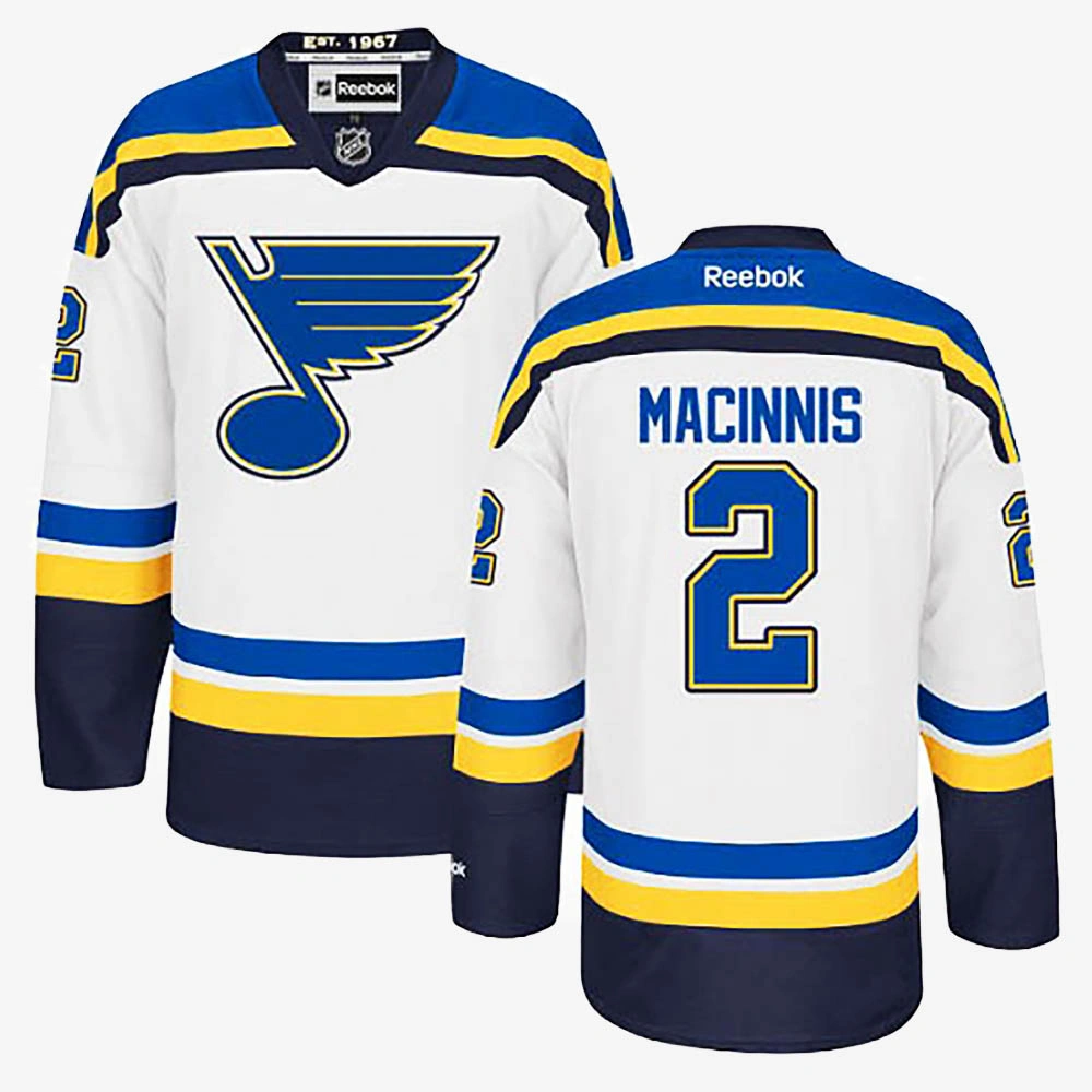 Women's Al Macinnis St. Louis Blues White Away Jersey
