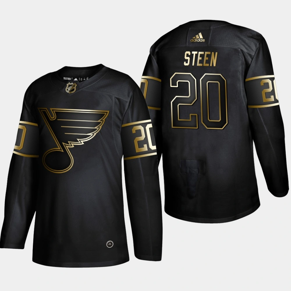 St. Louis Blues Alexander Steen #20 Authentic 2019 NHL Golden Edition Black Player Jersey - Men's