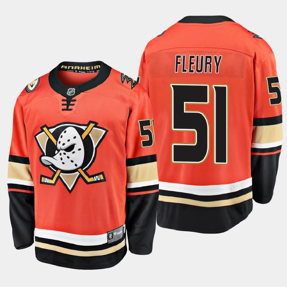 Women's Anaheim Ducks Haydn Fleury #51 Alternate 2021 Orange Jersey