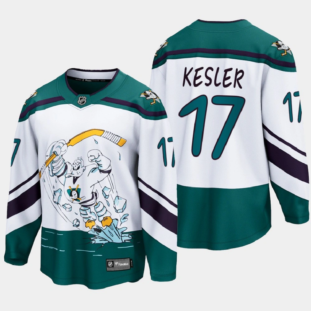 Men's Anaheim Ducks ryan kesler #17 Reverse Retro Special Edition White Jersey