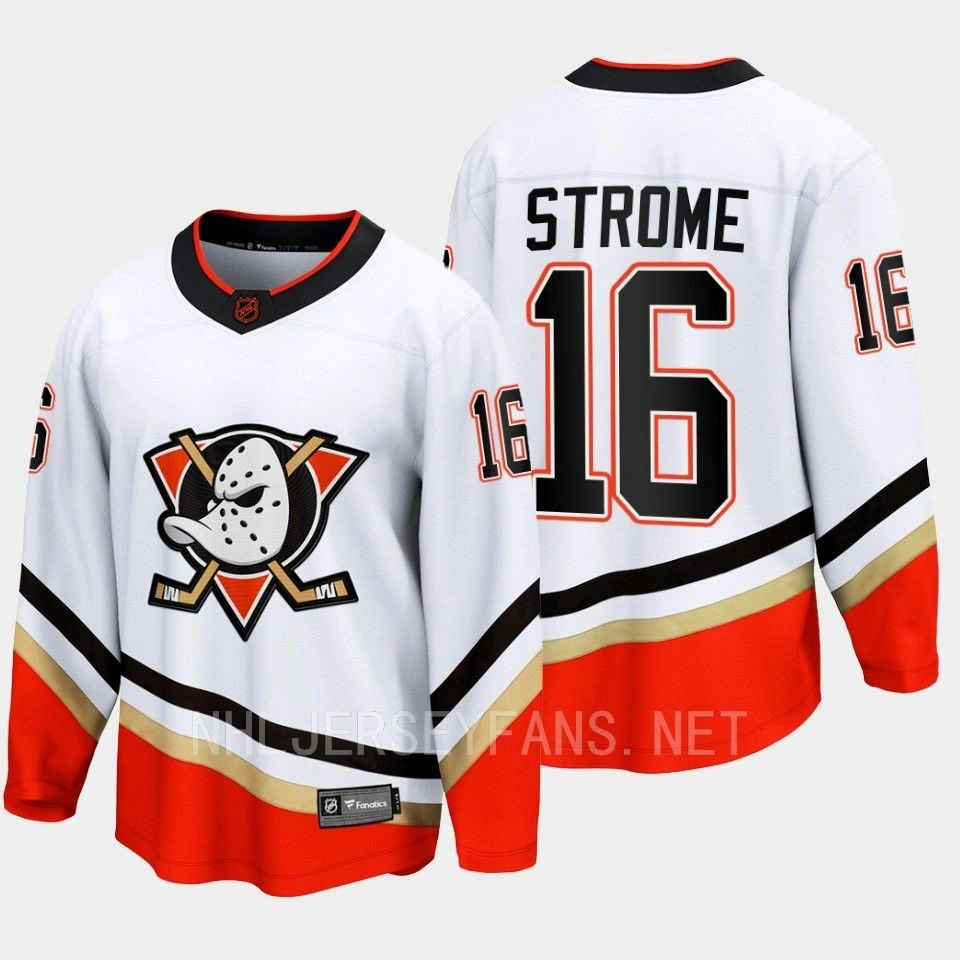 Ryan Strome Anaheim Ducks 2022 Special Edition 2.0 Breakaway Retro White Jersey
