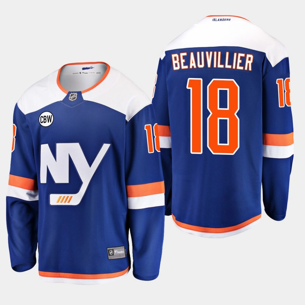 Youth New York Islanders Anthony Beauvillier #18 Blue 2019 Alternate Breakaway CBW Jersey Youth New York Islanders Anthony Beauvillier #18 Blue 2019 Alternate Breakaway CBW Jersey