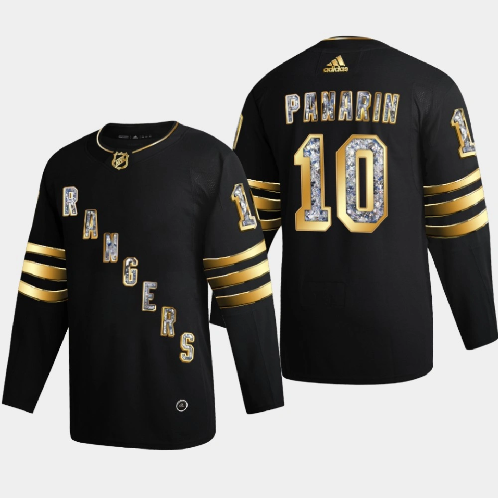 Women's Artemi Panarin New York Rangers 2022 Stanley Cup Playoffs Black Diamond Edition Jersey Authentic