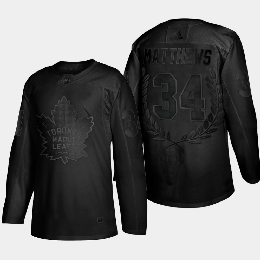 Youth Toronto Maple Leafs Auston Matthews #34 Calder Memorial Trophy Black Award Jersey