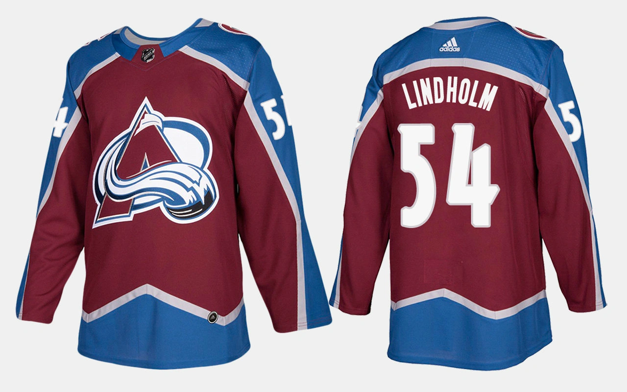 Colorado Avalanche #54 Anton Lindholm Home Burgundy Jersey