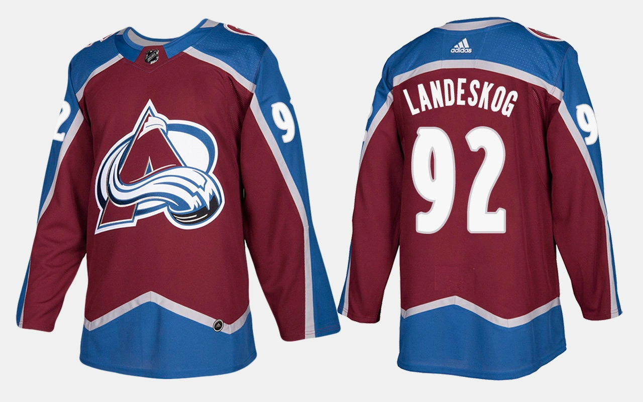 Colorado Avalanche #92 Gabriel Landeskog Home Burgundy Jersey Colorado Avalanche #92 Gabriel Landeskog Home Burgundy Jersey