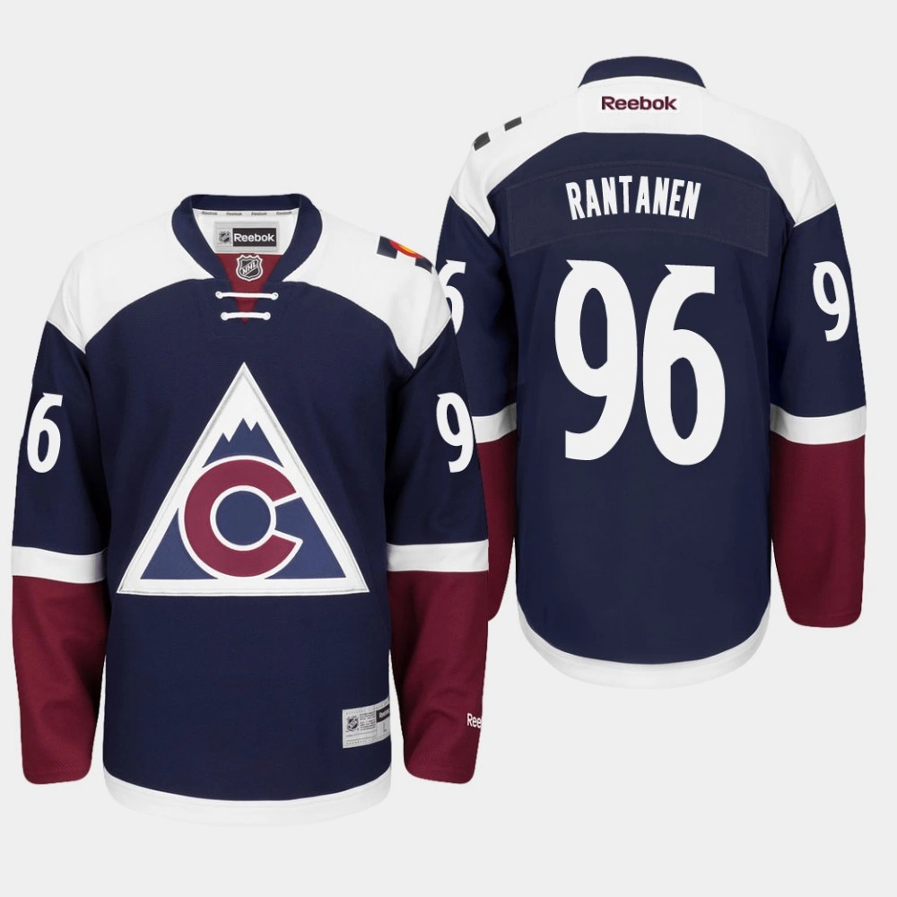 Women's Colorado Avalanche #96 Mikko Rantanen Alternate Premier Reebok Navy Blue Jersey Women's Colorado Avalanche #96 Mikko Rantanen Alternate Premier Reebok Navy Blue Jersey
