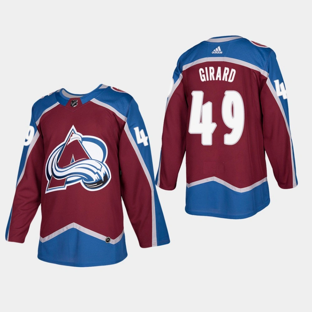 Colorado Avalanche #49 Samuel Girard Home Burgundy Jersey