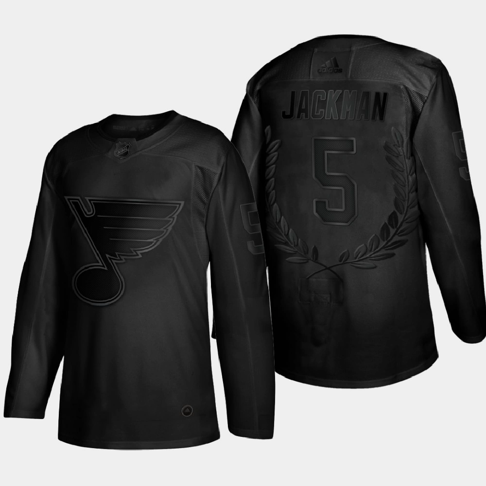 St. Louis Blues Barret Jackman #5 Calder Memorial Trophy Black Award Jersey St. Louis Blues Barret Jackman #5 Calder Memorial Trophy Black Award Jersey