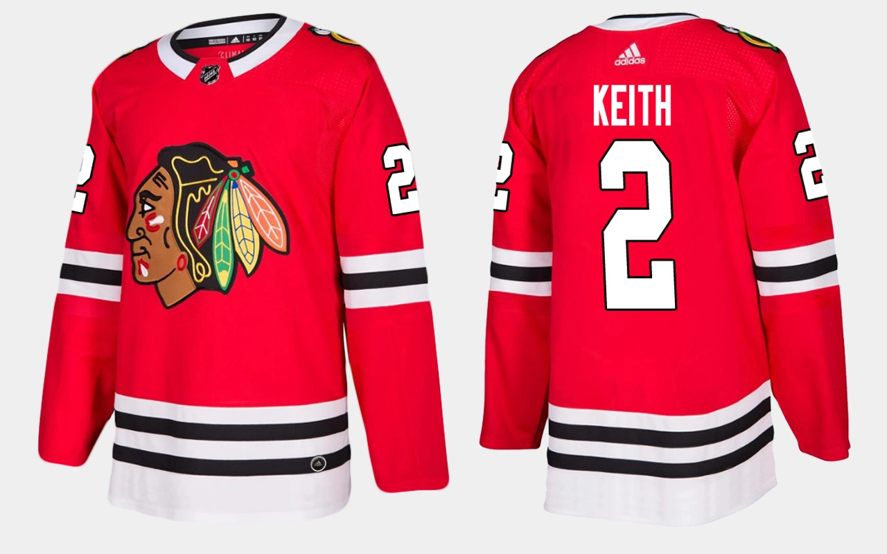 Chicago Blackhawks #2 Duncan Keith Home Red Jersey Chicago Blackhawks #2 Duncan Keith Home Red Jersey