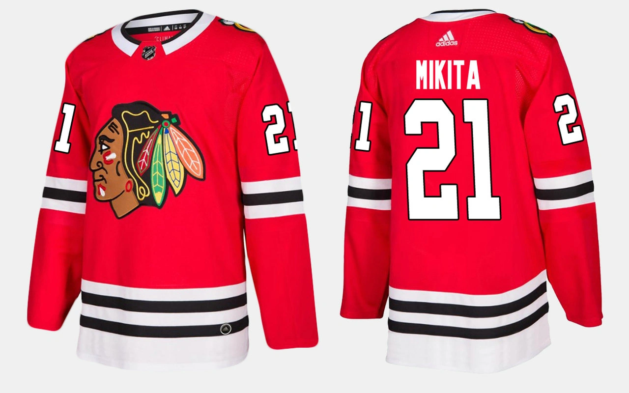 Chicago Blackhawks #21 Retired Stan Mikita Home Red Jersey Chicago Blackhawks #21 Retired Stan Mikita Home Red Jersey