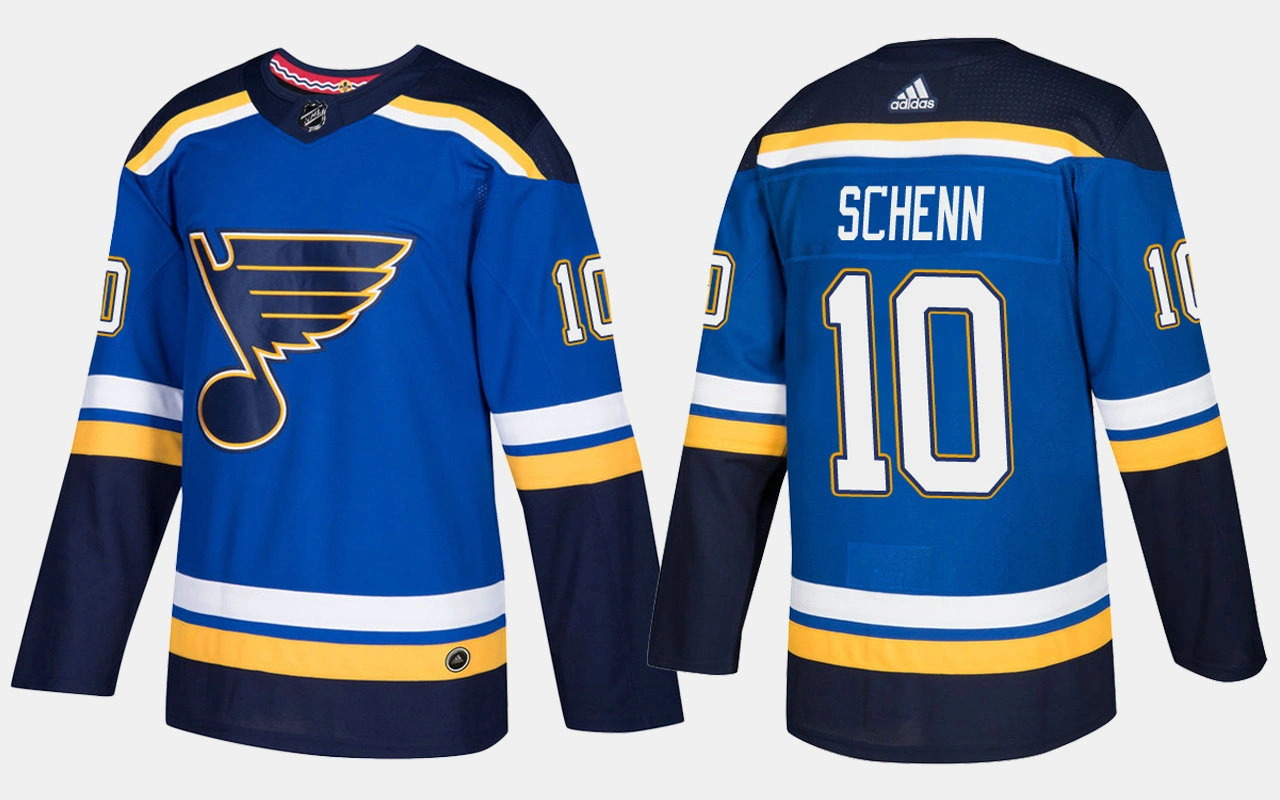 Women's St. Louis Blues #10 Brayden Schenn Home Blue Jersey