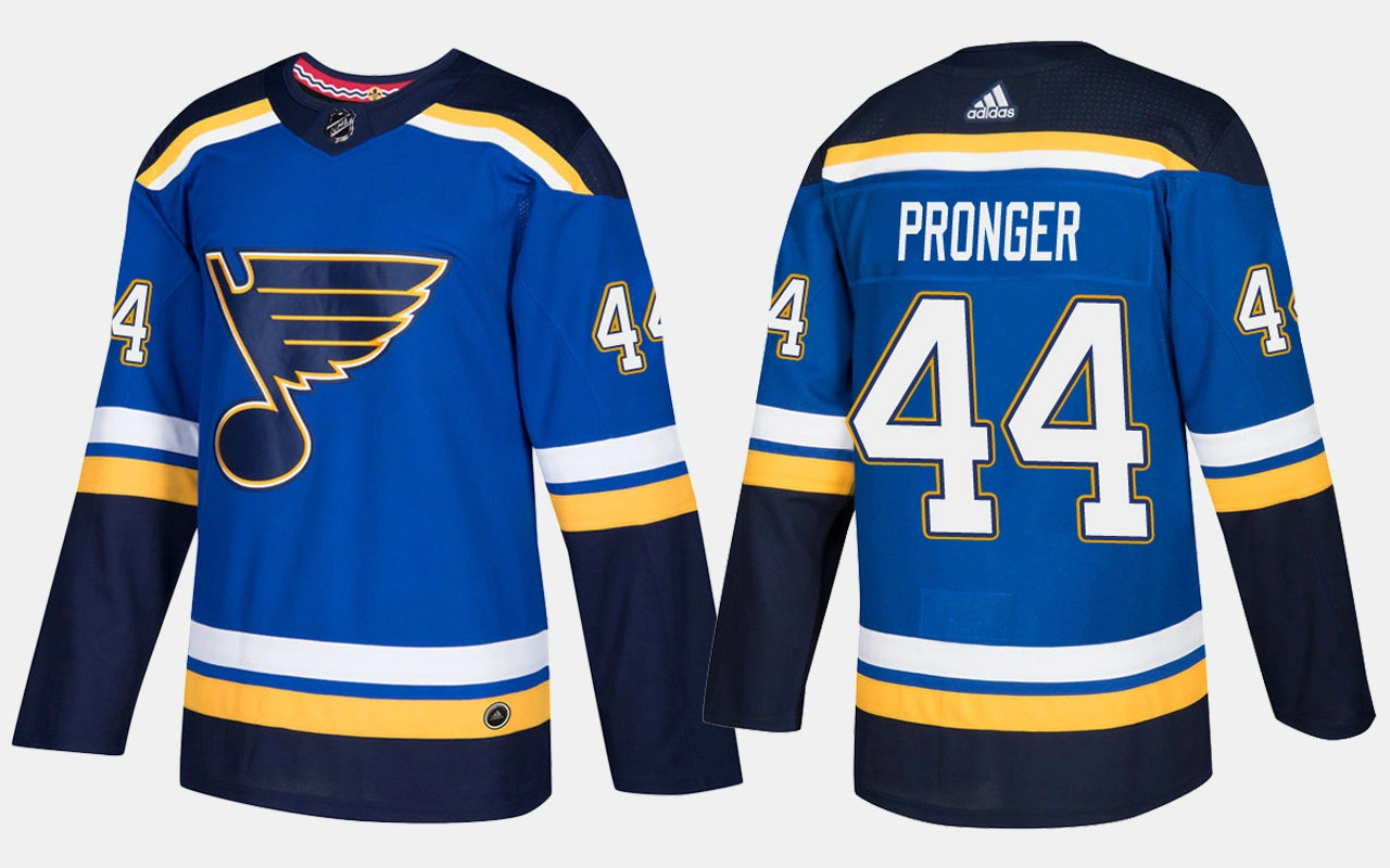 Women's St. Louis Blues #44 Retired Chris Pronger Home Blue Jersey