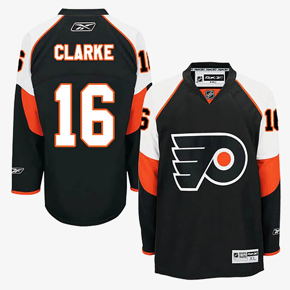 Bobby Clarke Philadelphia Flyers Black Alternate Jersey