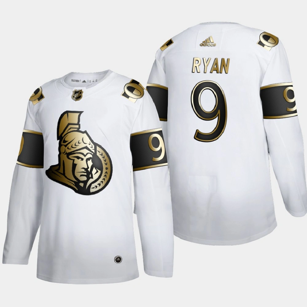 Men's Ottawa Senators Bobby Ryan #9 2020 Masterton Trophy White Jersey