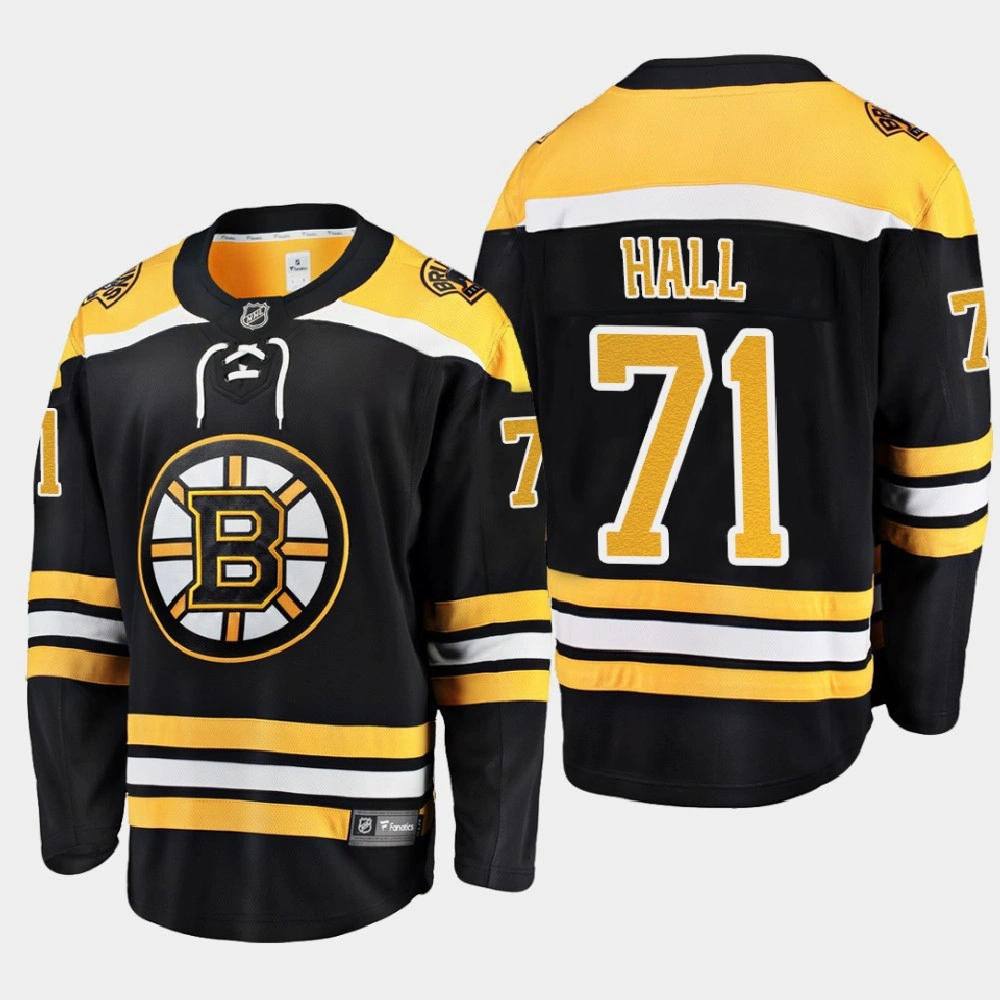 Women's Boston Bruins Taylor Hall #71 Home 2021 Black Jersey
