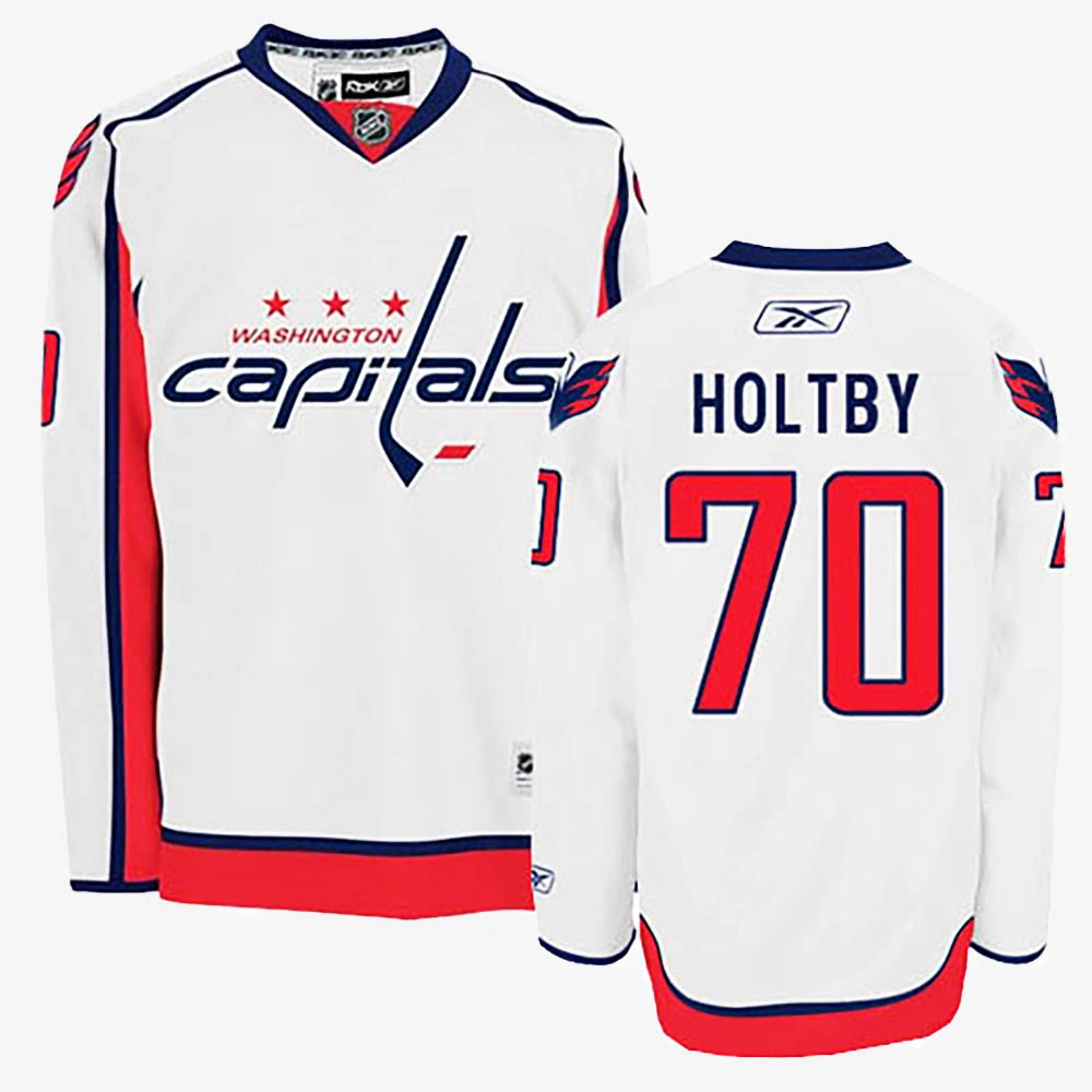 Women's Braden Holtby Washington Capitals White Away Jersey