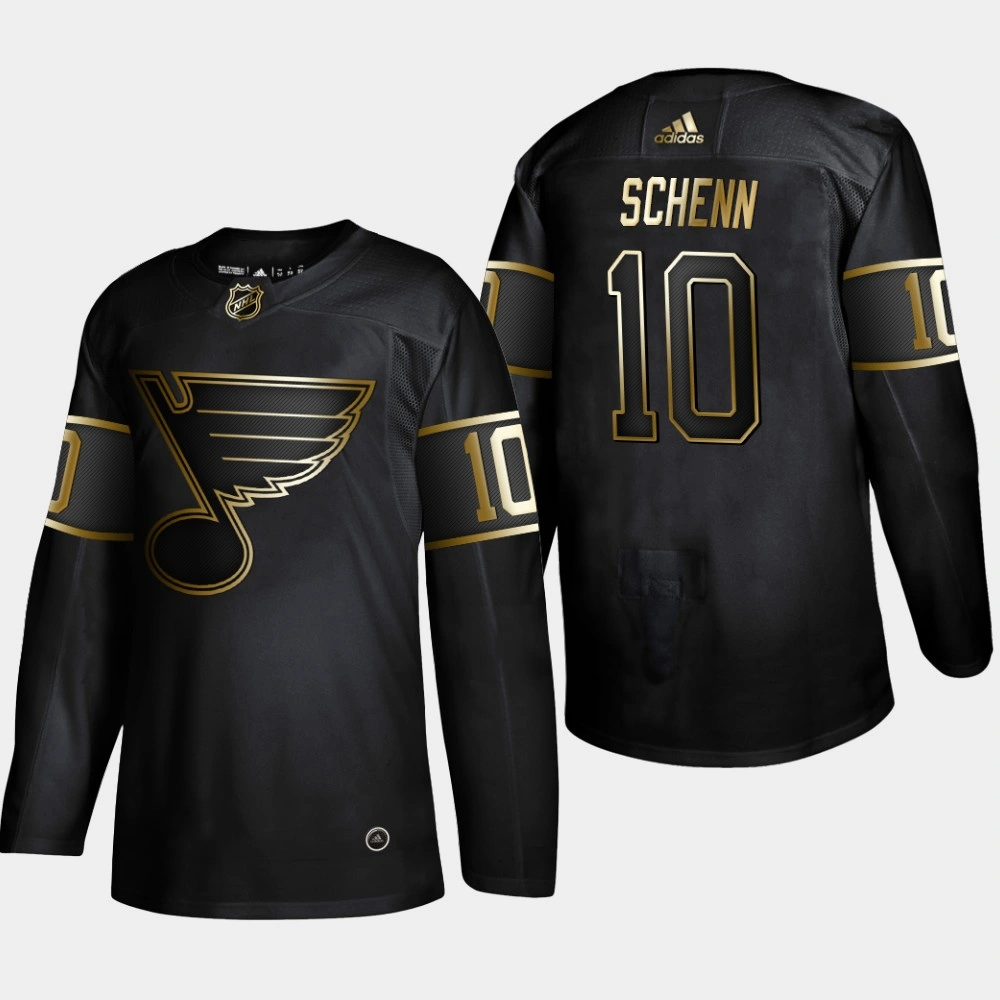Youth St. Louis Blues Brayden Schenn #10 Authentic 2019 NHL Golden Edition Black Player Jersey - Men's Youth St. Louis Blues Brayden Schenn #10 Authentic 2019 NHL Golden Edition Black Player Jersey - Men's