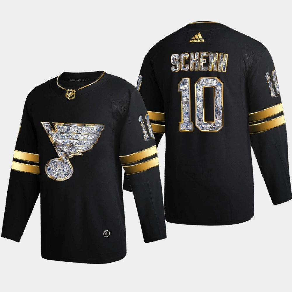 Women's Brayden Schenn St. Louis Blues 2022 Stanley Cup Playoffs Black Diamond Edition Jersey Authentic Women's Brayden Schenn St. Louis Blues 2022 Stanley Cup Playoffs Black Diamond Edition Jersey Authentic
