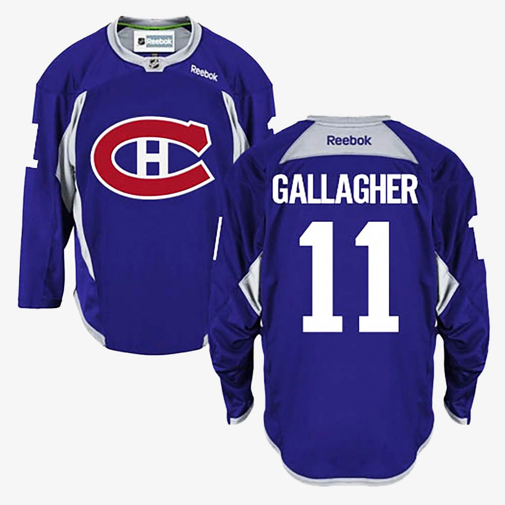 Brendan Gallagher Montreal Canadiens Purple Practice Jersey