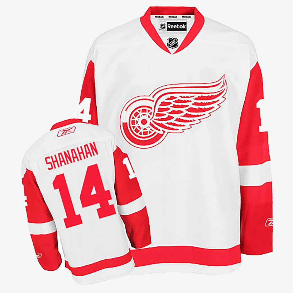 Brendan Shanahan Detroit Red Wings White Away Jersey