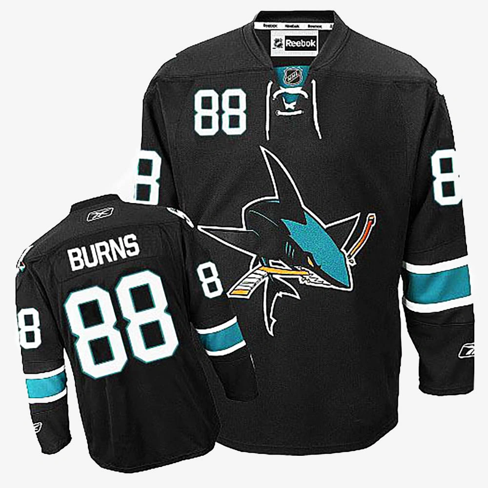 Women's Brent Burns San Jose Sharks Black Alternate Jersey
