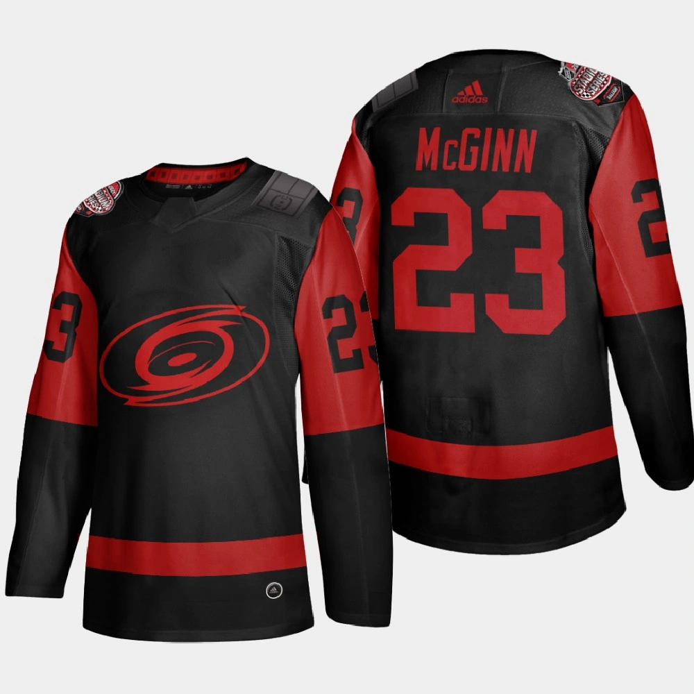 Youth Carolina Hurricanes Brock McGinn #23 2021 Stadium Series Black Jersey Youth Carolina Hurricanes Brock McGinn #23 2021 Stadium Series Black Jersey