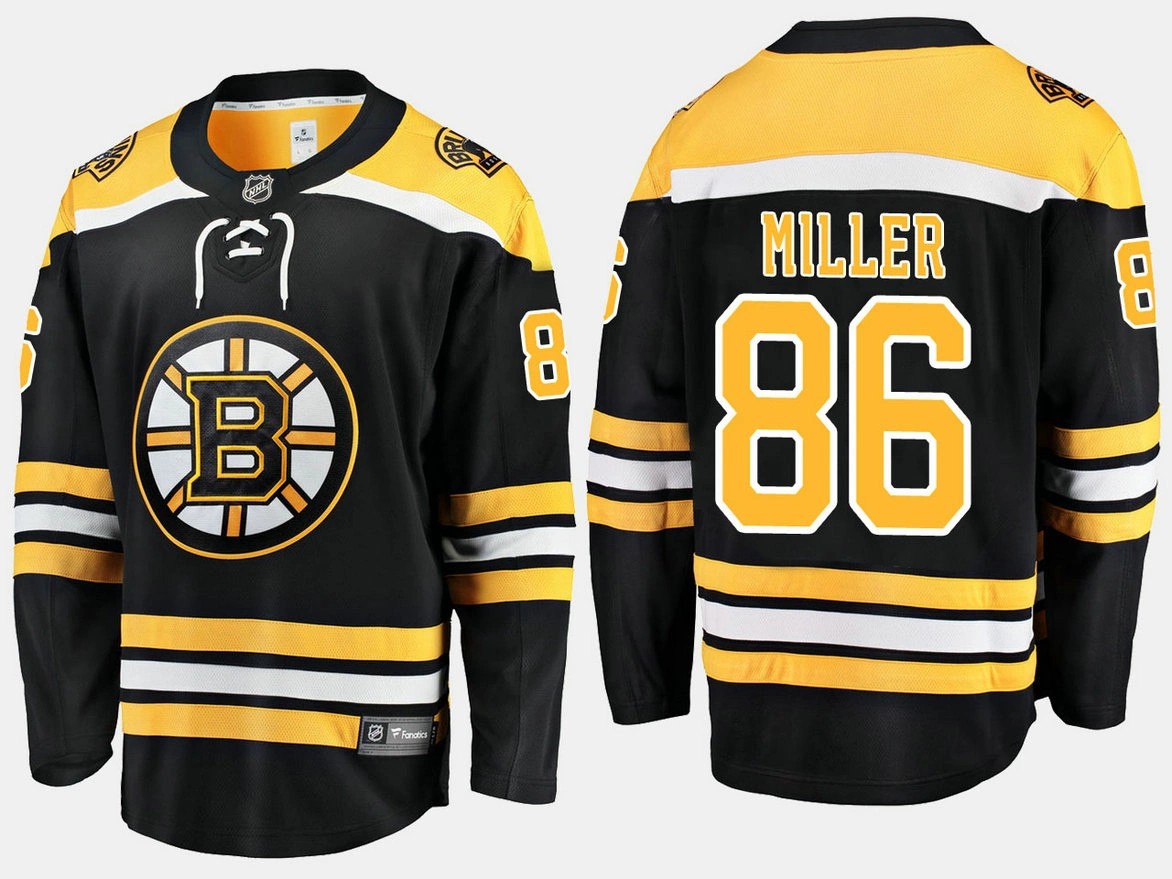 Boston Bruins #86 Kevan Miller Home Breakaway Player Black Jersey Boston Bruins #86 Kevan Miller Home Breakaway Player Black Jersey