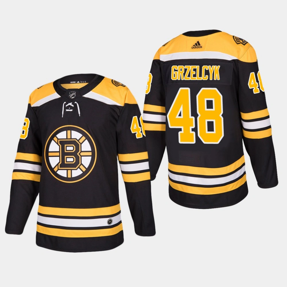 Youth Boston Bruins #48 Matt Grzelcyk Home Black Jersey Youth Boston Bruins #48 Matt Grzelcyk Home Black Jersey