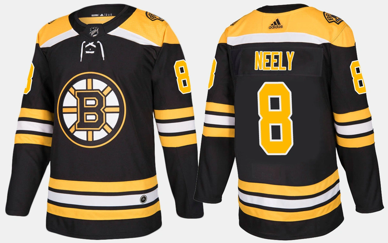 Boston Bruins #8 Retired Cam Neely Home Black Jersey