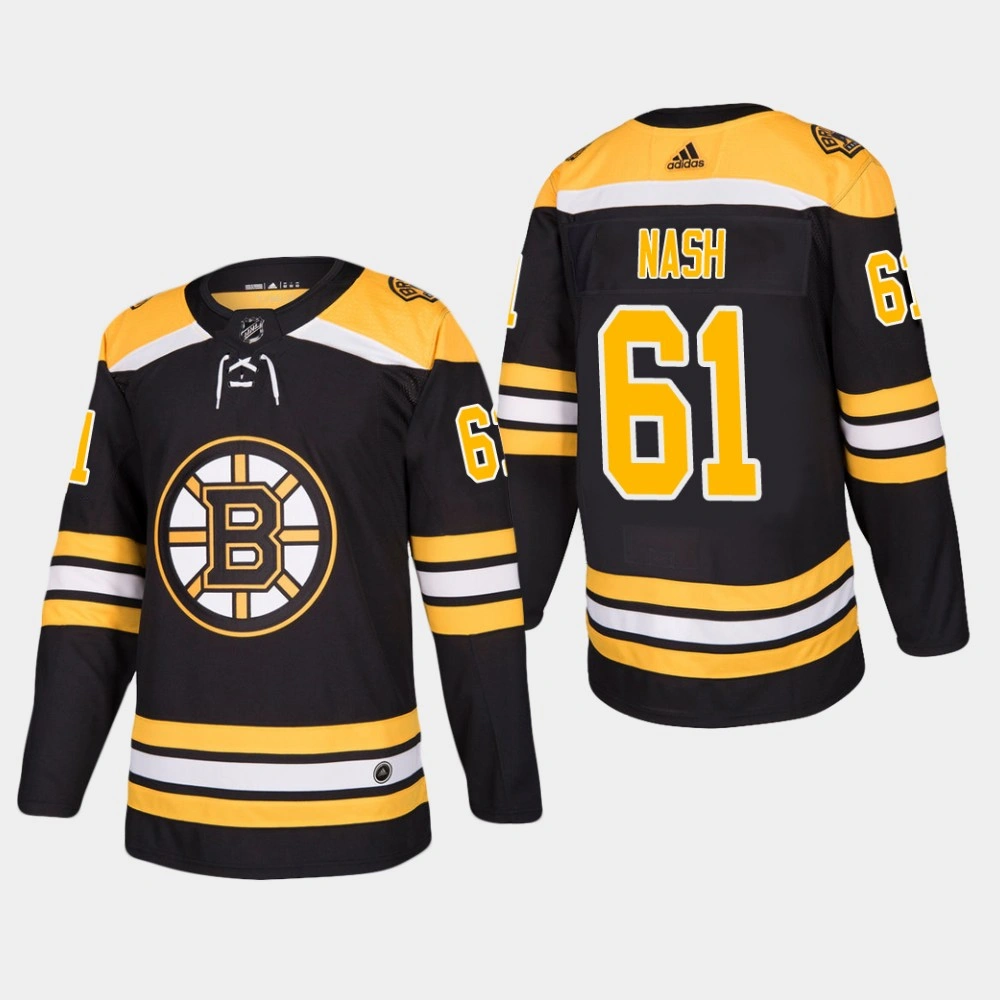 Youth Boston Bruins #61 Rick Nash Home Black Jersey Youth Boston Bruins #61 Rick Nash Home Black Jersey
