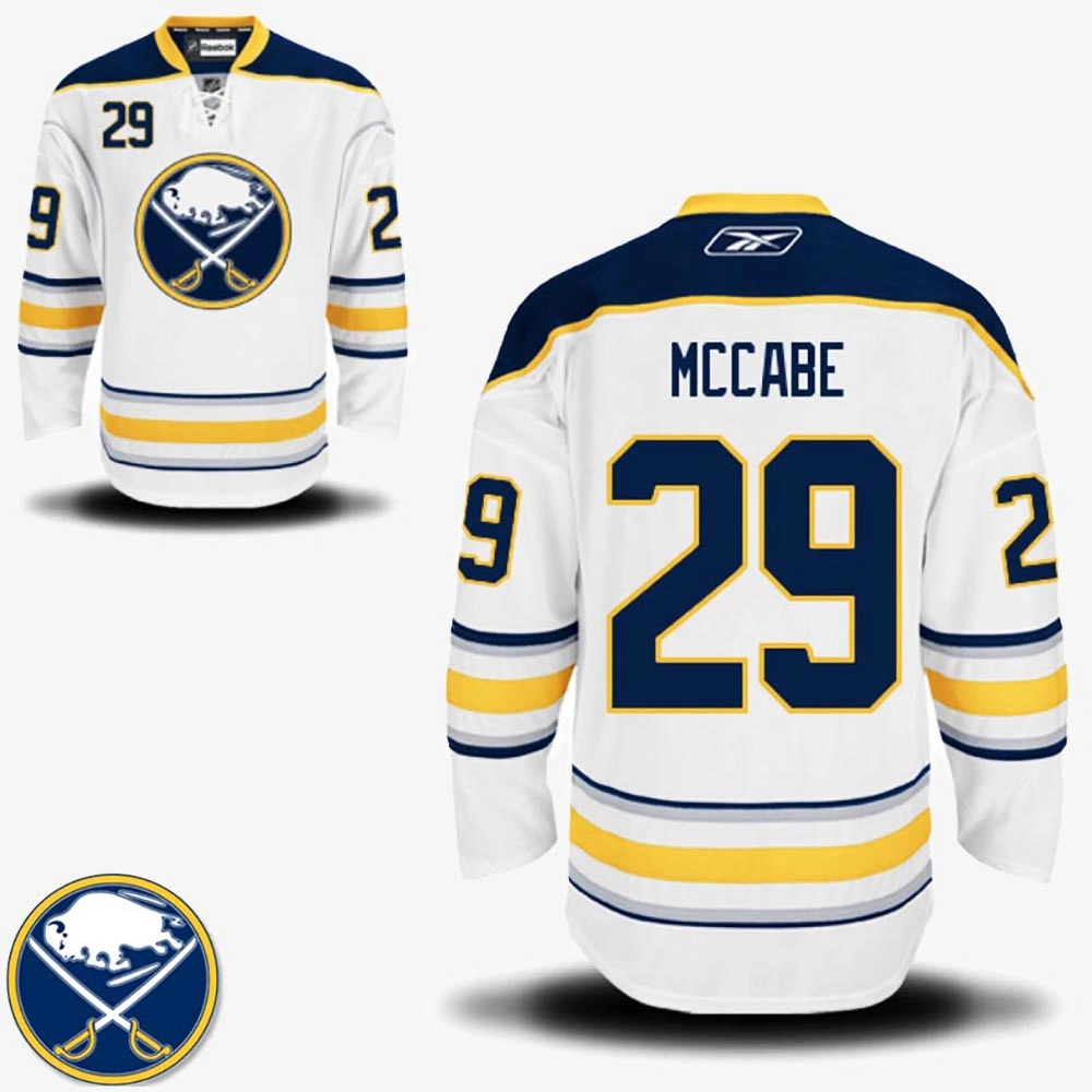 Youth Jake McCabe Buffalo Sabres White EDGE Road Jersey Youth Jake McCabe Buffalo Sabres White EDGE Road Jersey